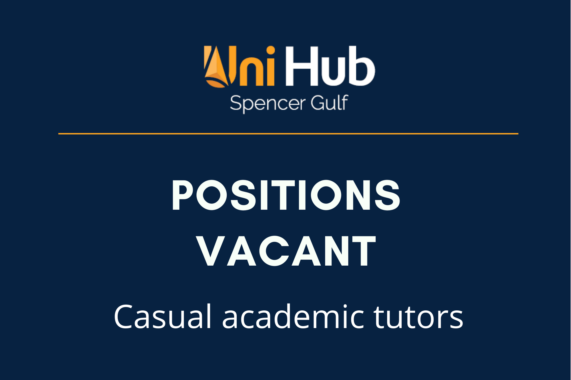Positions vacant